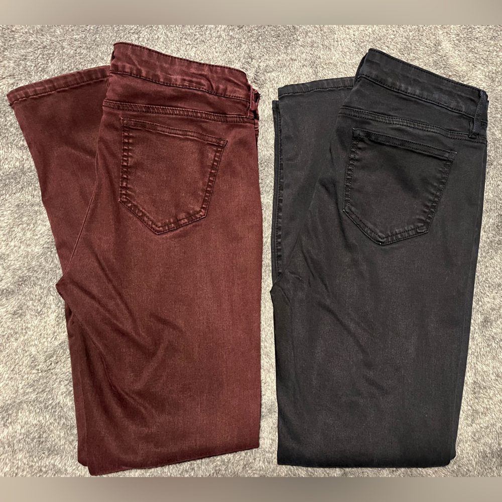 Buffalo David Bitton Pants combo, burgundy and royal blue 10/30